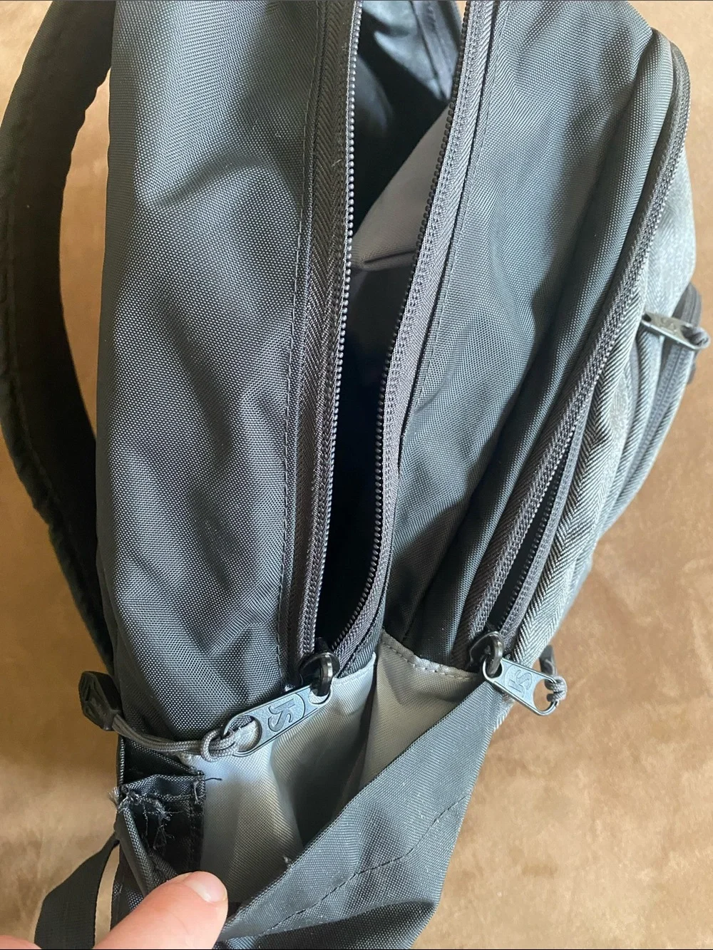 Jansport Gray and Black Everyday Backpack